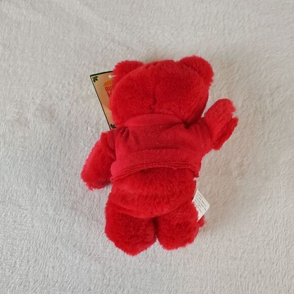 1986 Burger King Red Crayola Stuffed Bear - Picture 5 of 10